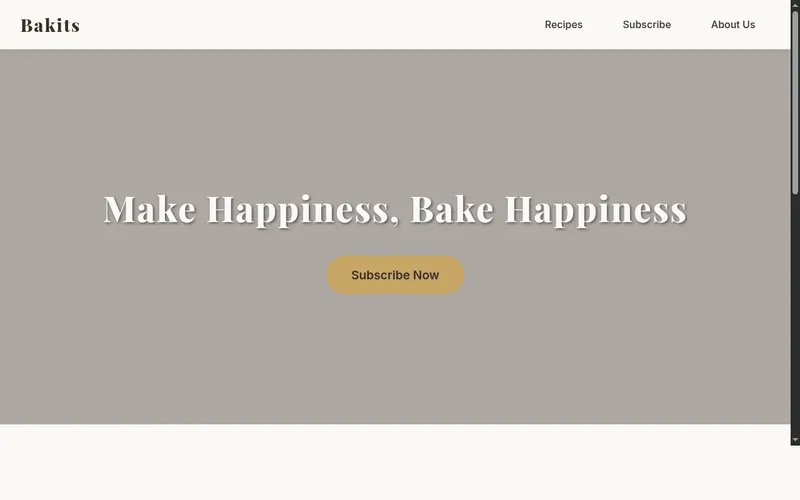Screenshot of Bakits